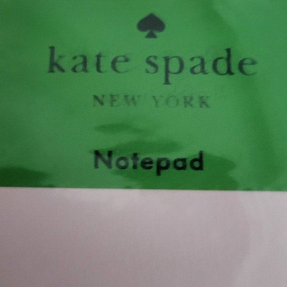 Kate Spade Pink Scalloped Notepad with Striped Pen - Picture 3 of 3